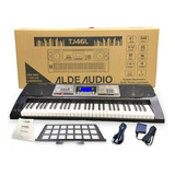 Teclado Electrónico 61 Teclas Con Luz Touch Midi Usb Tj46l.