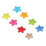 Botones Decorativos Con Forma De Estrella Colorida, Diseño Ú