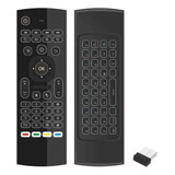 Teclado Inalámbrico + Control Remoto For Smart Tv Box 2.4g