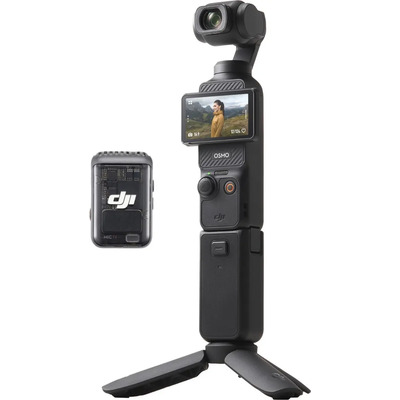 Combo Creator de Cámara Vlogging CMOS Portatil DJI Osmo Pocket Gen 3 - Color Negro 4K | Meses sin interés