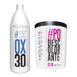 Pó Descolorante + Ox 30 Volumes Tróia Hair Produto Original