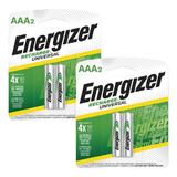 Pilas Recargables Energizer 2aaa X2 Und (4 Pilas)