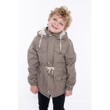 Campera O Parka Niño/nene Con Corderito Talles Reales