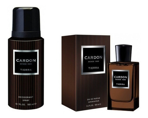 Kit Cardon Fragancia Tierra Desodorante + Perfume Edp Hombre