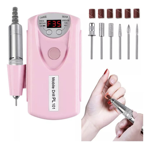 Torno Inalambrico Uñas 30000rpm Manicure pedicur