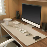 Mouse Pad Extra Grande 100x48cm Escritorio Home Office Setup Cor Palha-areia