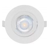 Foco Spot Led Embutido Redondo 6.5w 5000k (luz Fría)