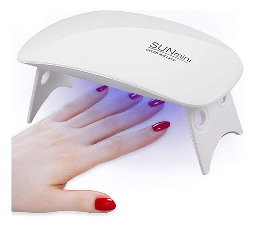 Secador De Uñas Lampara Uv Led Sun Mini 6w 