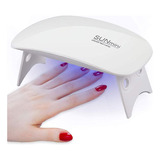 Secador De Uñas Lampara Uv Led Sun Mini 6w 