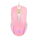 Mouse Gamer Rgb Ratón 7 Botones Pink Edition Onikuma Juegos