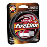 Berkley Fireline 125yd Relleno Carretes - Humo - 8 Libras De