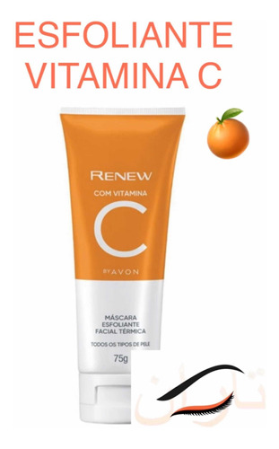 Máscara Esfoliante Facial Térmica Com Vitamina C Renew 50g