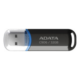 Memoria Usb Adata C906 Ac906-32g-rbk 32gb Usb 2.0 Negro