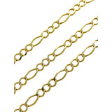 Mözz Cadena Figaro 60x5 Oro 10k Collar Moda Hombre Y Mujer