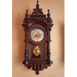 Reloj Antiguo Alemán Junghans 1906 De Pedulo, Único Funciona