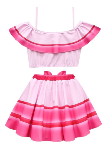 Traje De Baño Para Niñas Super Mario Princess Peach, 2 Piece