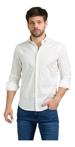 Camisa Algodón Y Elastano Slim Fit Hombre Mistral 35054