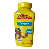 Lil Critters Omega 3 220 Gummies Sabor Raspberry Y Limón