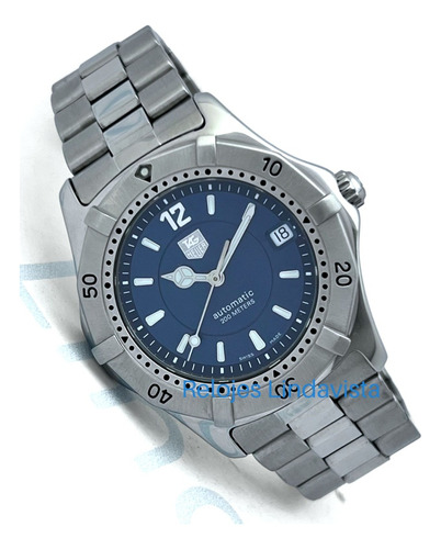 Reloj Tag Heuer Professional Azul Automático Acero