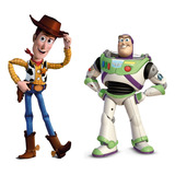 Figura Woody Y Buzz 100 Cm Base Rígida Coroplast