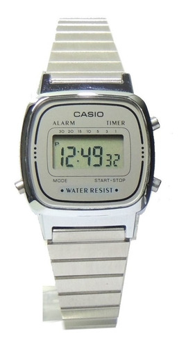 Relógio Casio Vintage Mini Fem. - La670wa-7df Nf E Garantia