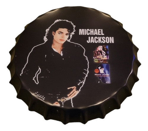 Cartel Metal 35 Cm Adorno Pared 35 Cm Michael Jackson.