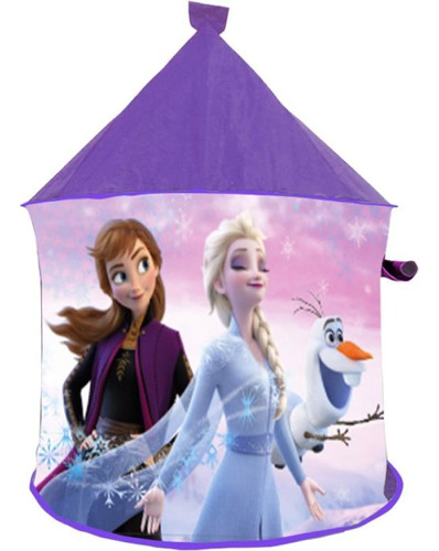 Castillo Carpa Infantil Disney Frozen Con Estuche