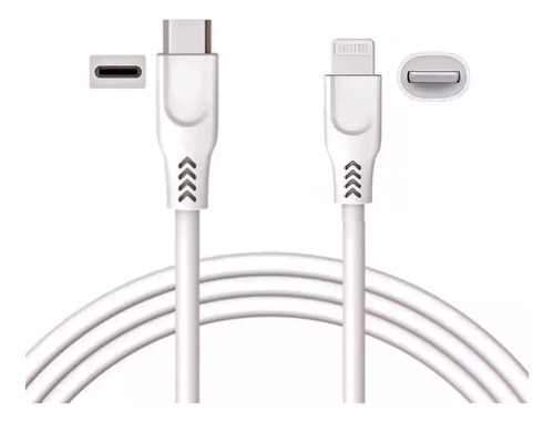 Cable Usb-c A Lighting 3.1 Ah Compatible Con iPhone 18w