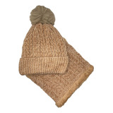 Gorro Con Cuello Bufanda Chiporro Invierno Térmico Mujer