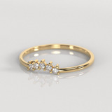 Anillo Ophelia Oro Amarillo 18k