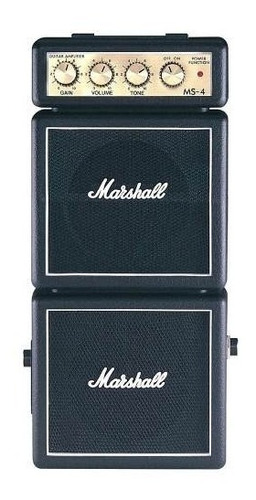 Mini Amplificador Marshall Ms4 Cabezal Con Doble Gabinete
