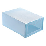 Caja De Zapatos Transparente Plegable De Almacenamiento, De