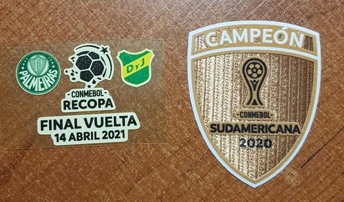 Set Parches Conmebol Recopa Defensa Y Justicia 2021