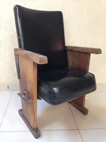 Cadeira Antiga Cinema Usada 