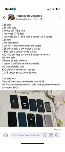 Celular Com Defeito