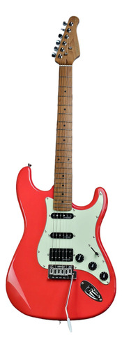 Guitarra Benson Hardy 902 Fiesta Red Hss