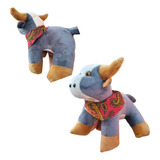 Muñeco De Peluche Torito Granja Juguete Toro Vaquero Western