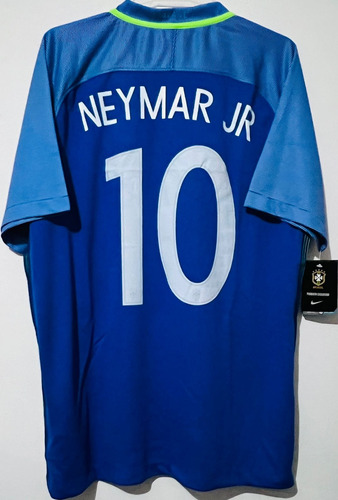 Jersey Brasil 2016 Visita Azul Neymar 