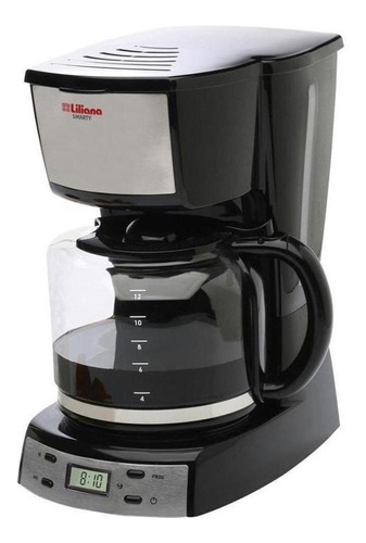 Cafetera Liliana Smarty Ac964 1,8 Filtro Removible Tecnofast Color Negro