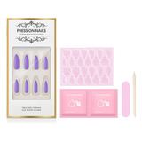 Kit De Uñas Postizas Press-on Bright Uñas Kit Ibcccndc