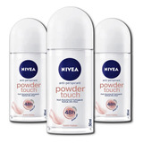Nivea Powder Touch Roll On- Desodorante Antitranspirante, A.
