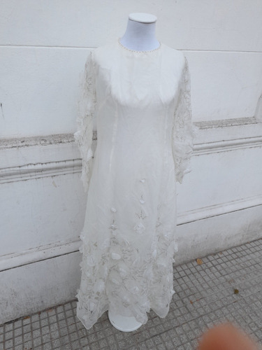 Vestido De Novia Vintage Con Apliques