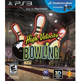 High Velocity Bowling Juego Original Físico Ps3 Usado