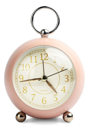 Reloj Despertador Reloj De Mesa Decorativo Elegante Aro