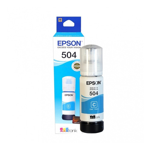 Tinta Epson 504 T504220-al Cian