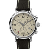 Timex Reloj Cronógrafo Para Hombre De 41 Mm - Correa Marrón 