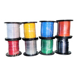 Carrete Cable Automotriz Plastico Calibre 18 100 Mts Colores