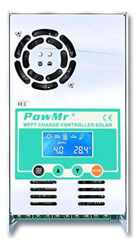 Powmr Mppt Controlador De Carga 60 Amp 48v 36v 24v 12v Autom