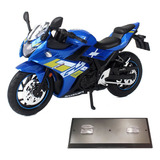 Suzuki Gsx 250r Miniatura Metal Moto Adornos Coleccionables