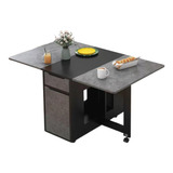 Comedor Plegable Gris Para 4 Personas